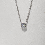Bezel Set Diamond Pendant