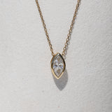 Diamond Slider Pendant Necklace