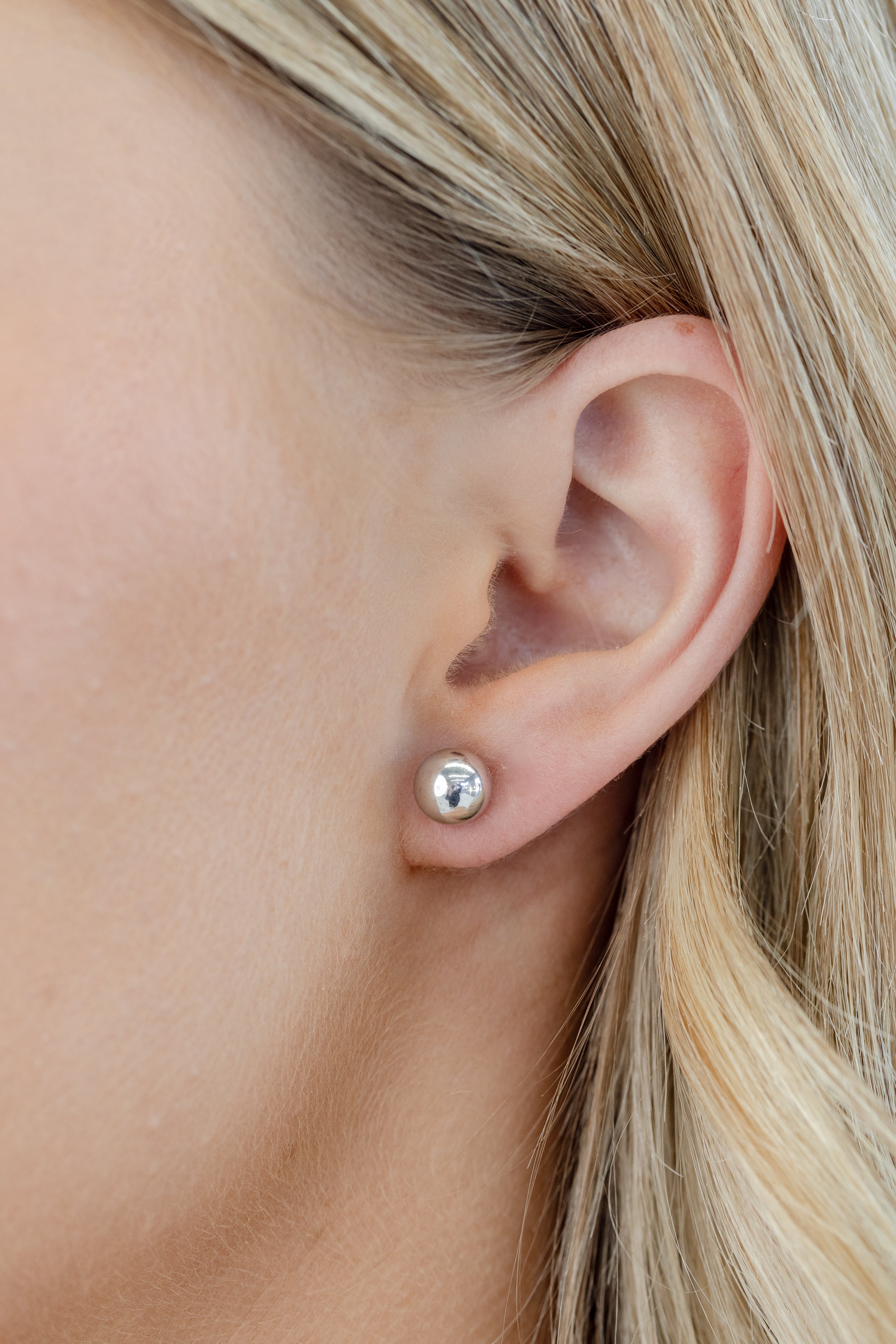 Gold Ball Earrings
