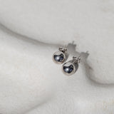 Gold Ball Stud Earrings