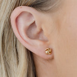 Gold Knot Earrings