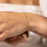 Gucci link bracelet  solid gold