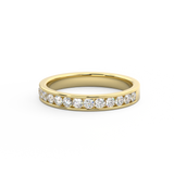 Channel Set Wedding Ring