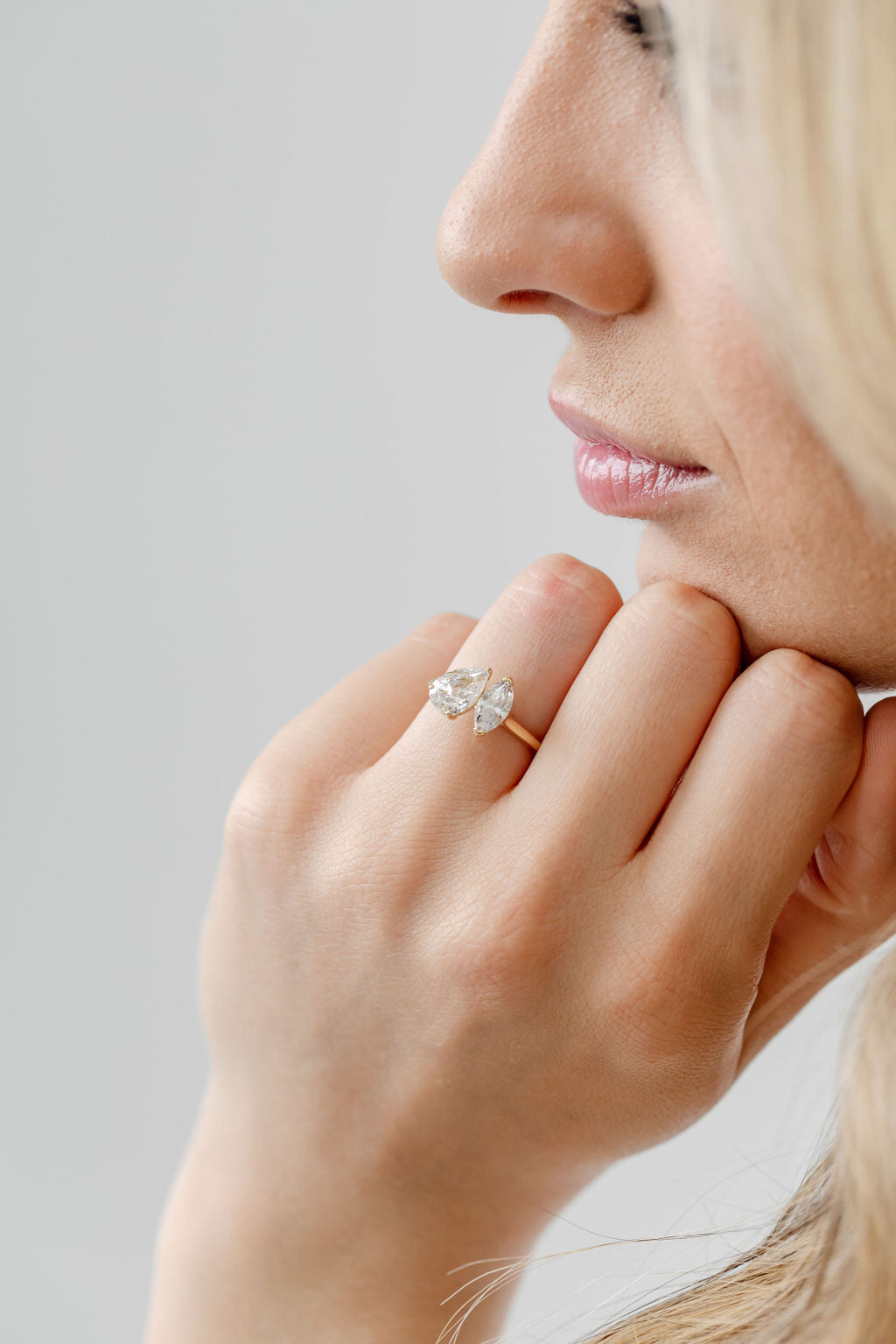 Harry and Co Adelaide Toi et Moi 2 stone engagement ring