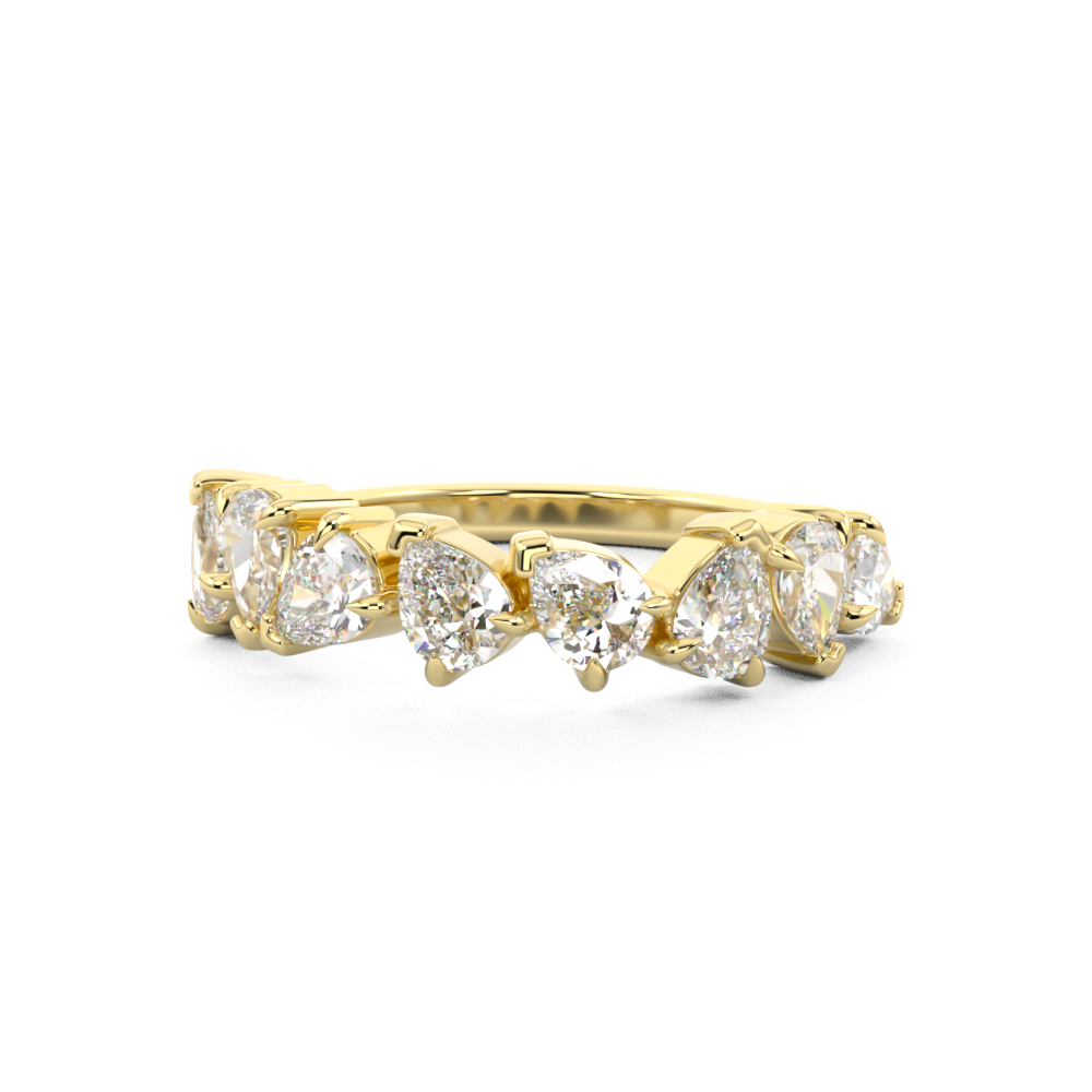 Pear Cut Diamond Statement Ring