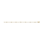 Lab Grown Diamond Chain Bracelet on solid 9kt Gold chain