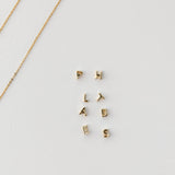 Gold Letter Pendants