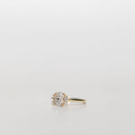oval engagement ring with halo