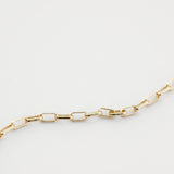paperclip link chain necklace