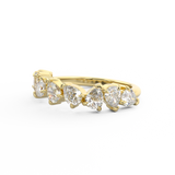 Pear cut diamond wedding ring Harry & Co
