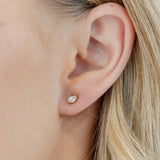 Single Marquise Cut Diamond Earrings