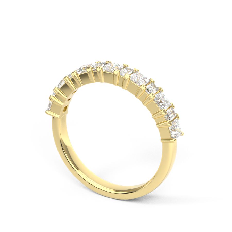 Audrey | Statement Diamond Ring with princess cut and baguette cut diamonds
