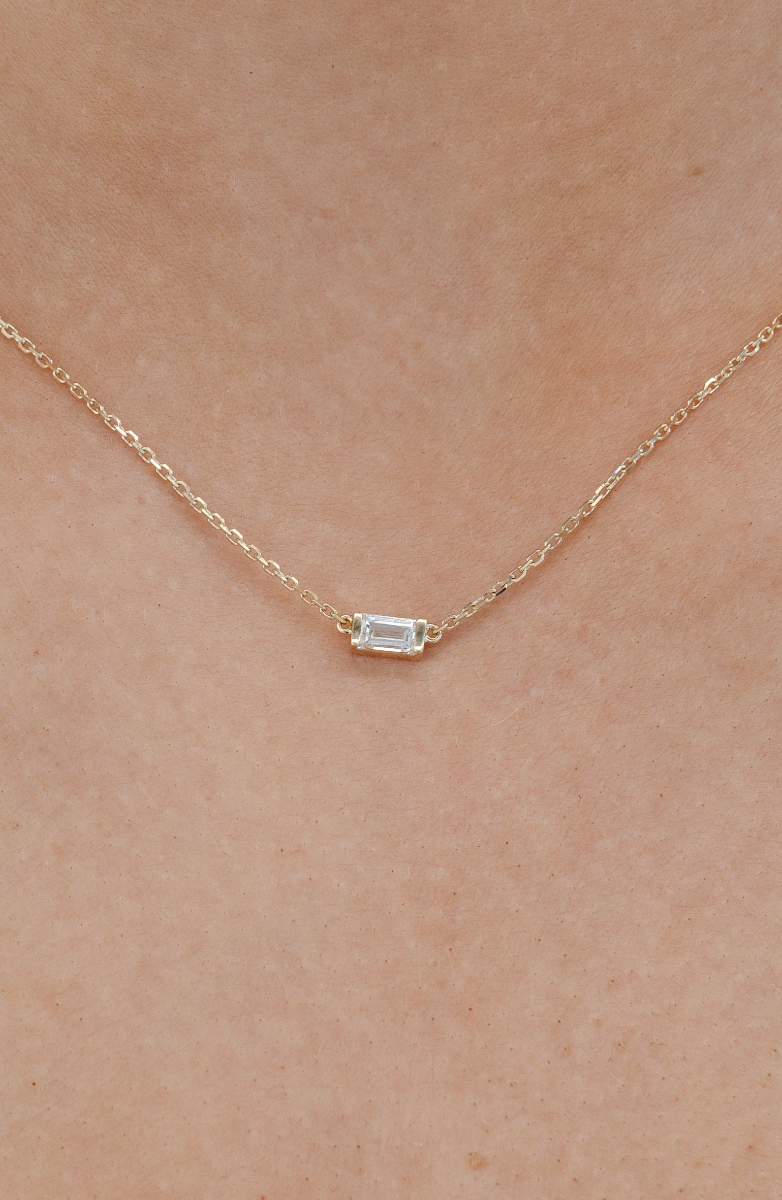 baguette necklace