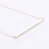 9ct Yellow Gold Bar Necklace
