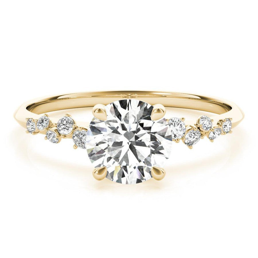 Diamond Scatter Engagement Ring