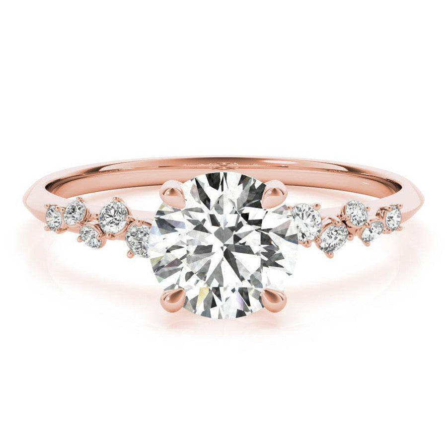 Diamond Scatter Engagement Ring