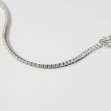 lab grown diamond tennis necklace