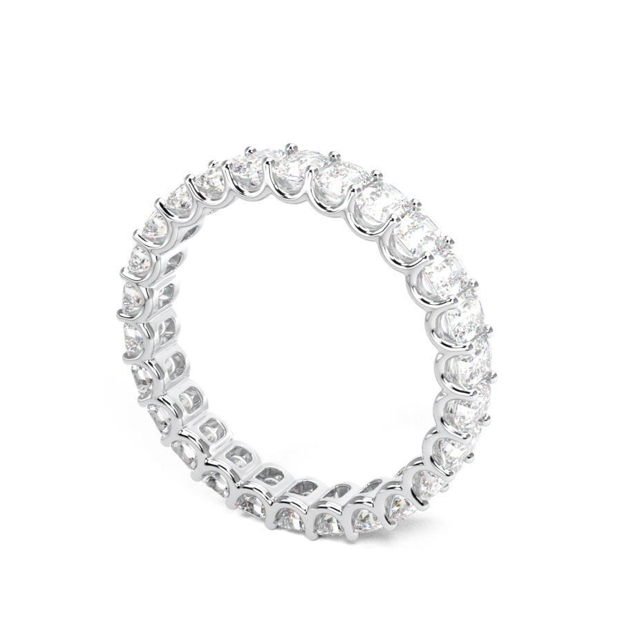 Emerald Cut Diamond Wedding Ring