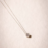 flower pendant diamond necklace