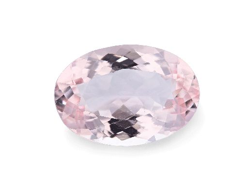 Oval shape pink morganite