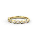 Glimmer Round and Marquise Diamond Ring