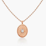 Gold Coin Medallion Pendant Necklace