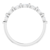 white gold diamond wedding ring with marquise diamonds