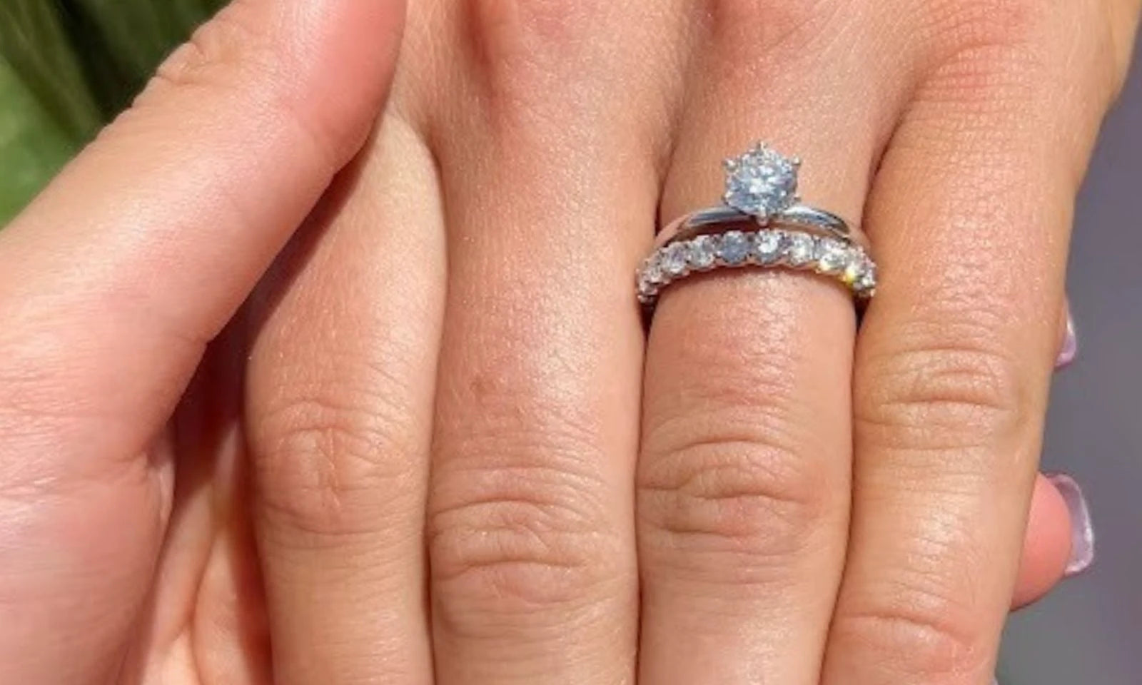 Custom diamond wedding band designed to fit oval engagement ring at Harry & Co Adelaide