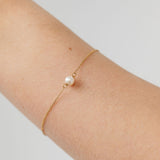 Gold Freshwater Pearl Bracelet