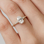 Unique Oval Engagement Ring