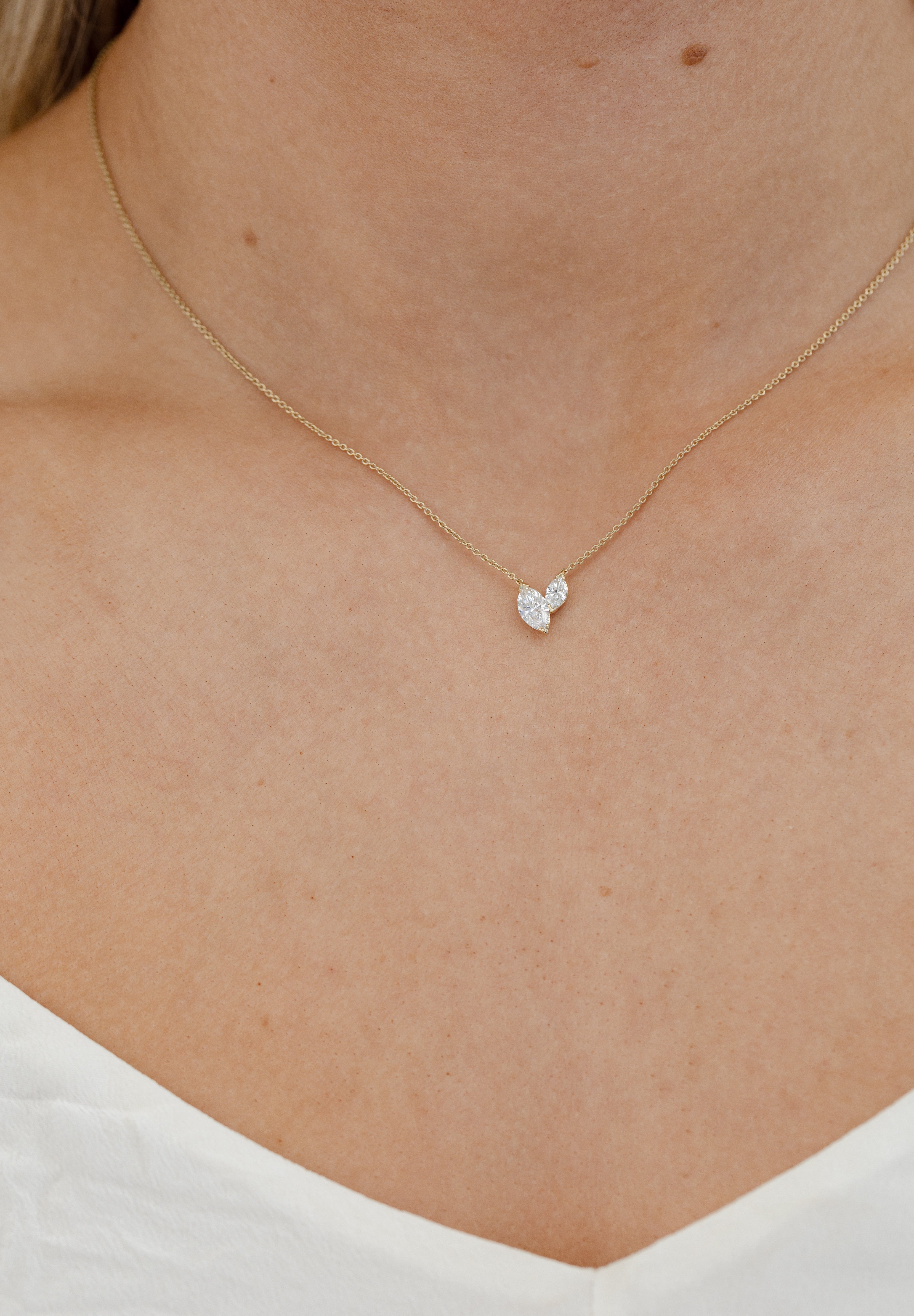 heart diamond necklace