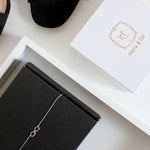 silver infinity bracelet