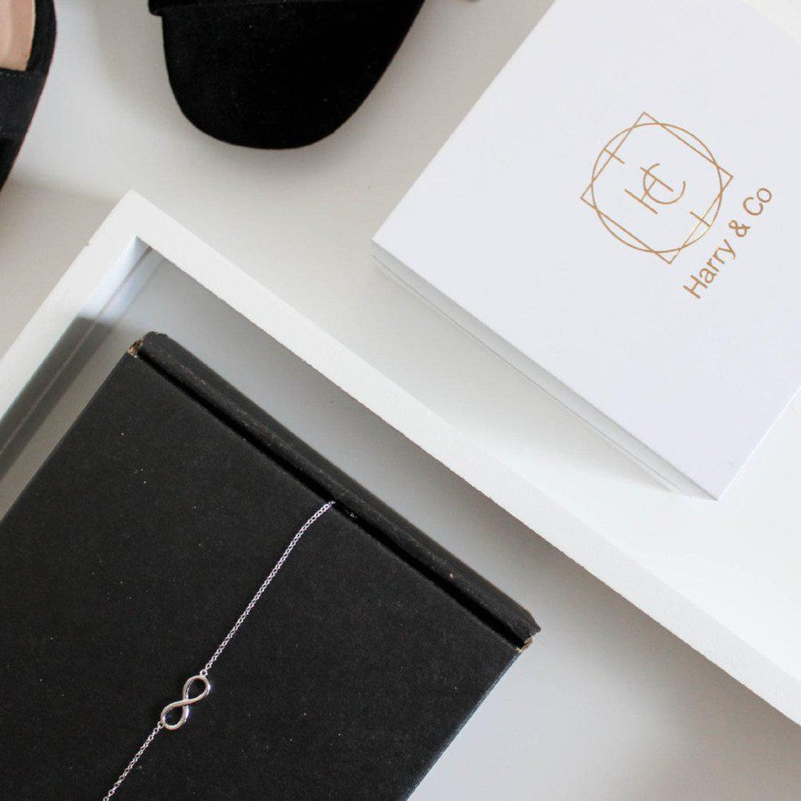 silver infinity bracelet