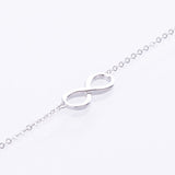silver infinity bracelet