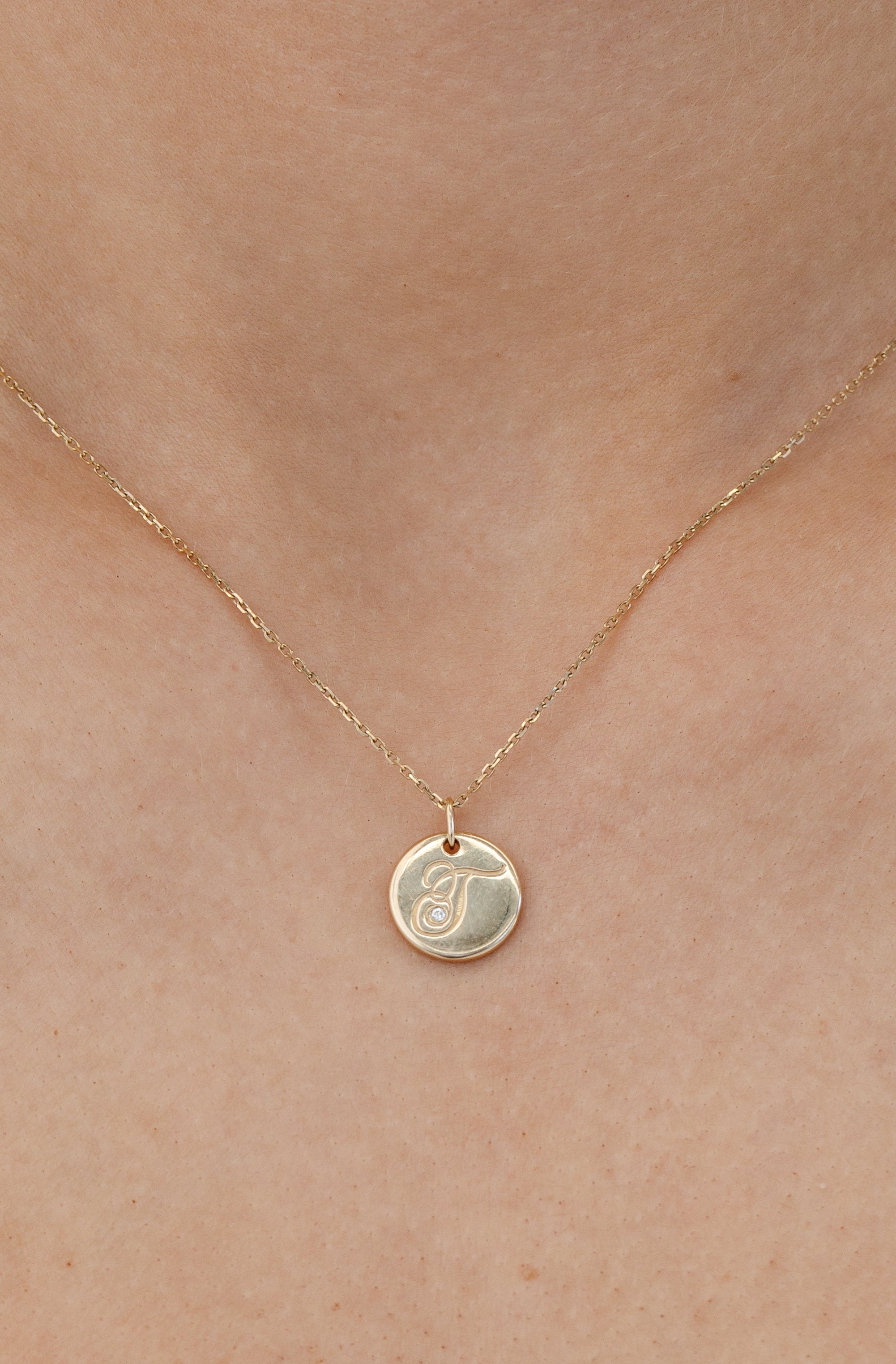 initial pendant necklace