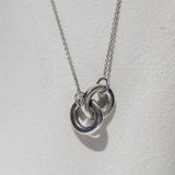 interlocking circle necklace