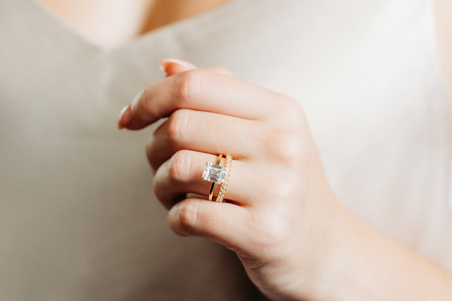 Margot | 3 claw diamond ring