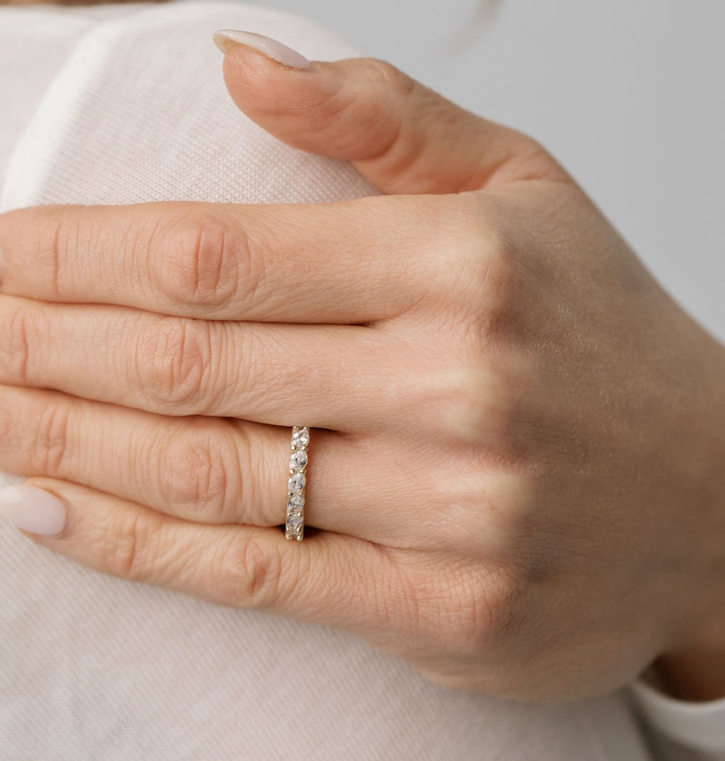 marquise cut diamond ring