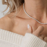 diamond tennis necklace