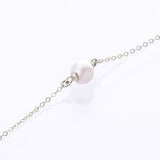silver pearl bracelet