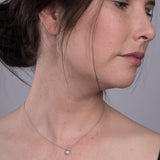 white gold freshwater pearl pendant and necklace