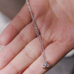 trilogy cluster pendant diamond