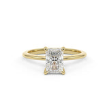 Radiant Cut Diamond Solitaire Engagement Ring | Ready Sooner