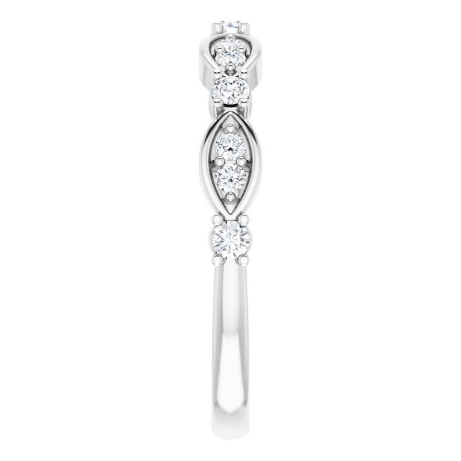 white gold diamond wedding ring