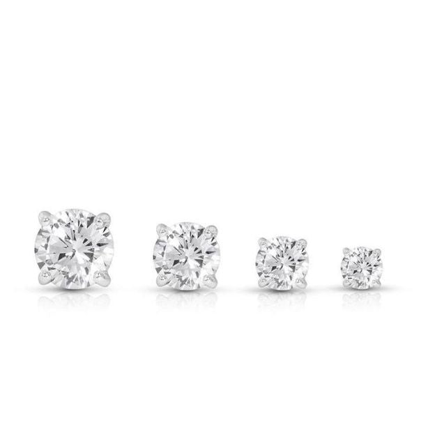 Natural Diamond Stud Earrings