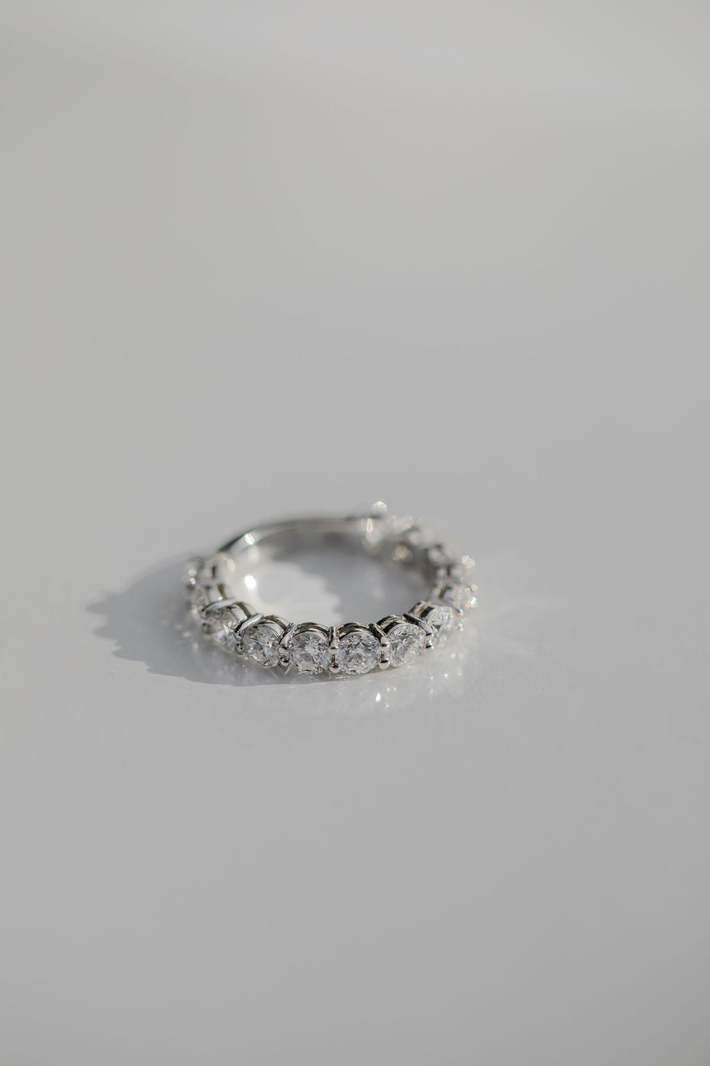 platinum statement diamond wedding ring