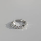 platinum statement diamond wedding ring