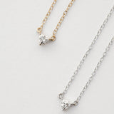 yellow gold and white gold diamond pendant necklace