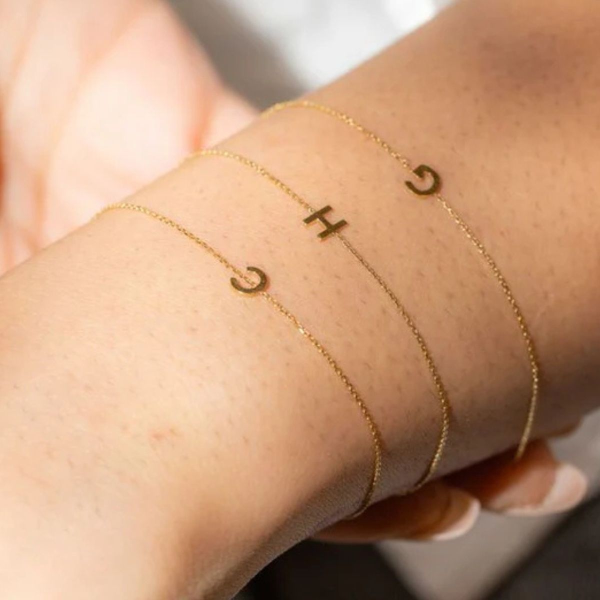 Personalised engraved bracelet with custom message handcrafted in Adelaide studio