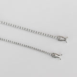 18kt white gold tennis bracelet with lab grown diamonds